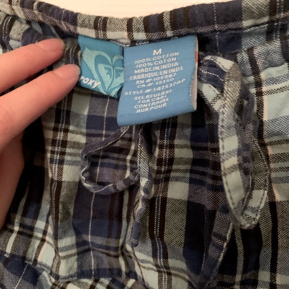 Roxy plaid skirt size M - Picture 4 of 5